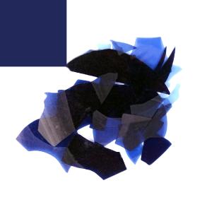 confetti coef 82 bleu foncé transparent